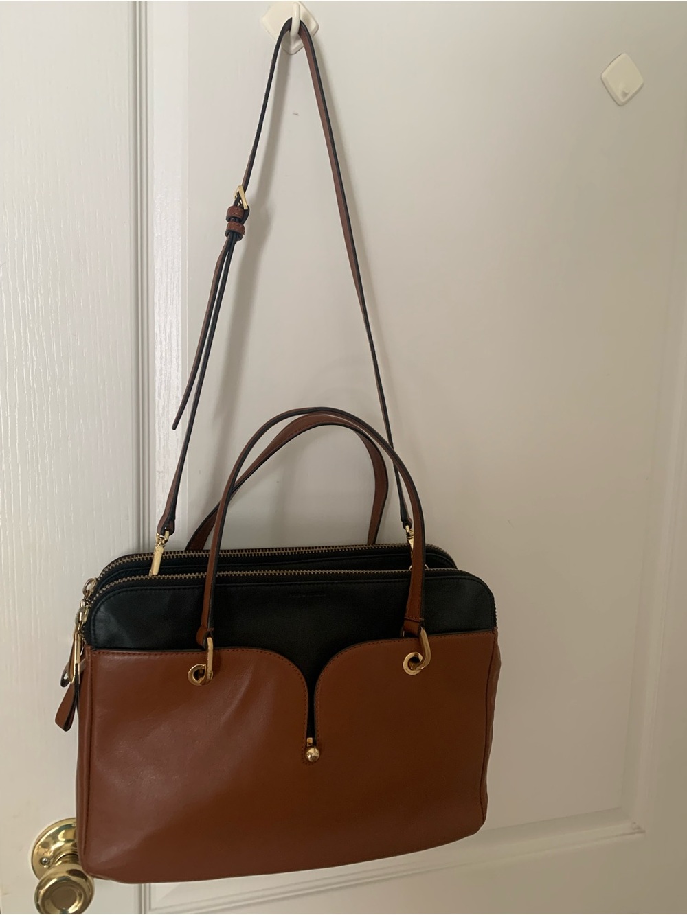 Pour La Victoire Italian Leather Satchel